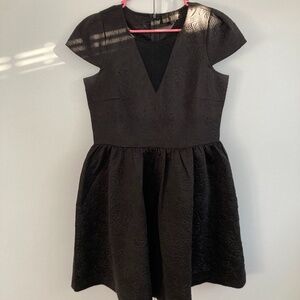 RESERVED Black skater dress